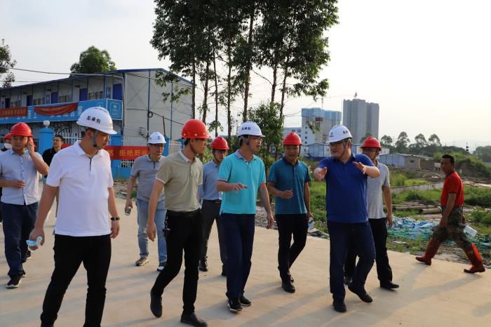 21.1陈祖训到贺州棚改项目调研。侯健杰 摄700.JPG
