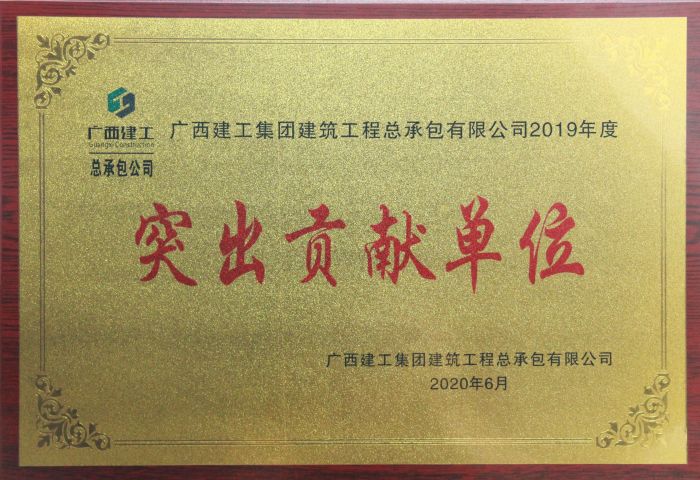 公司2019年凸起贡献单元奖牌。邓灿滨 摄.jpg