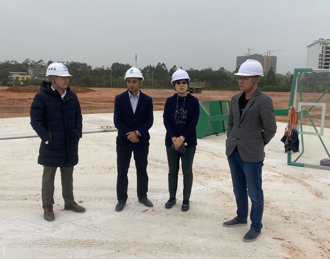 李红梅到二分公司仙葫水质净化厂项目查抄领导。杜存辉 摄（建图）.jpg