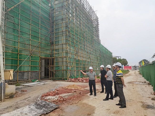 项目治理人员向曾劲松介绍项目进展（建图）周文 摄.jpg