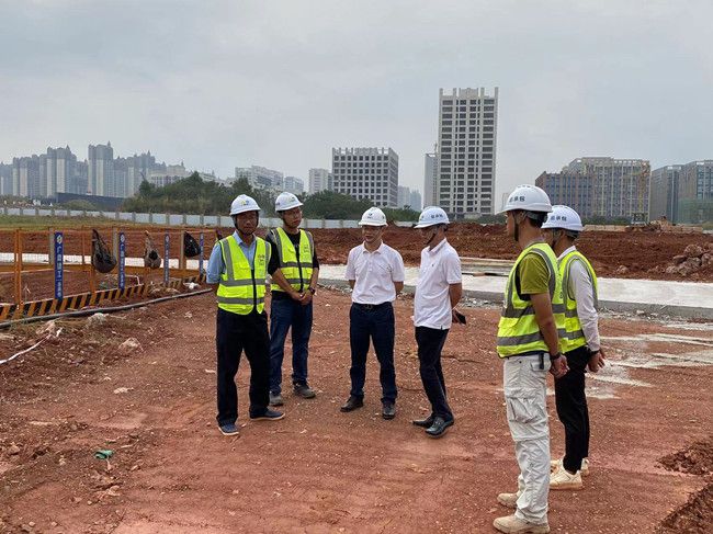 邓少新视察施工现场。冼祖聪摄（建图）.jpg